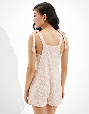 AE Leopard Overall Romper