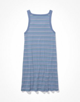 AE Striped Scoop Neck Bodycon Mini Dress