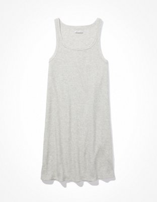 AE Waffle Scoop Neck Bodycon Mini Dress