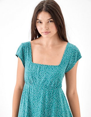 Женские платья American Eagle AE Floral Cap Sleeve Mini Dress — фото 4