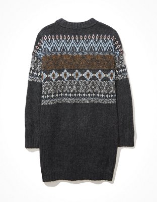 AE Fair Isle Sweater Mini Dress