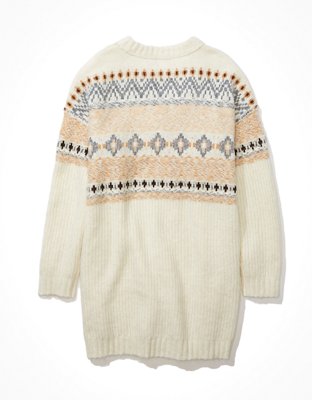 AE Fair Isle Sweater Mini Dress | American Eagle