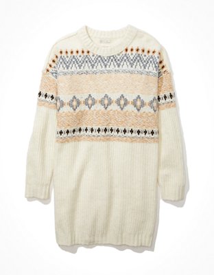 AE Fair Isle Sweater Mini Dress