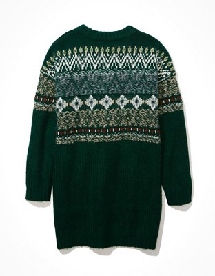 AE Fair Isle Sweater Mini Dress