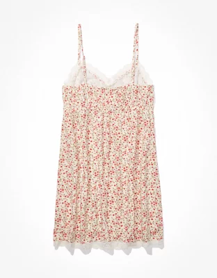 AE Floral Lace Slip Mini Dress