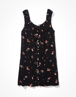 Женские платья American Eagle AE Floral Button-Front Mini Dress — фото 4