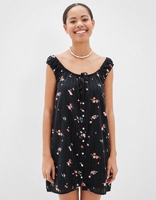 Женские платья American Eagle AE Floral Button-Front Mini Dress — фото 3