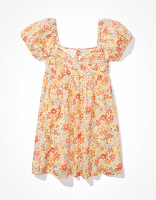 AE Wrap-Front Mini Dress