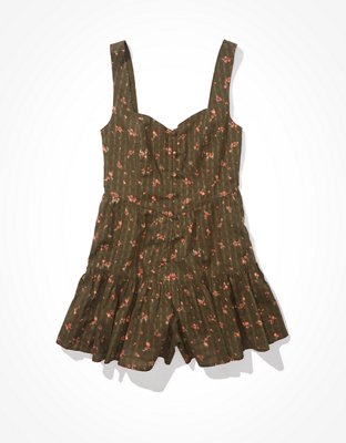 Женские комбинезоны American Eagle AE Floral Skirty Romper — фото 3