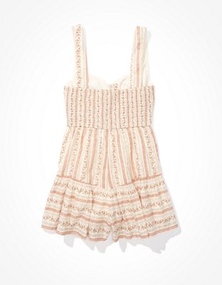 Женские комбинезоны American Eagle AE Printed Skirty Romper — фото 4