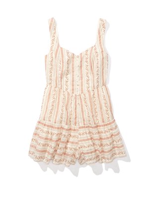Женские комбинезоны American Eagle AE Printed Skirty Romper — фото 3