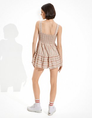 Женские комбинезоны American Eagle AE Printed Skirty Romper — фото 2