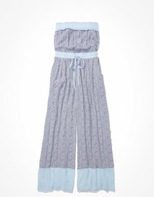 AE Floral Wide-Leg Jumpsuit