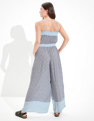 AE Floral Wide-Leg Jumpsuit