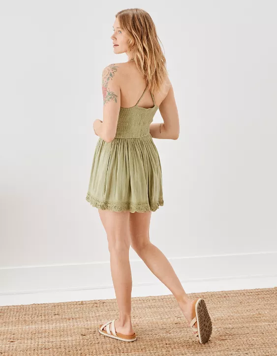 AE Embroidered Romper