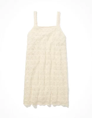 AE Crochet Sweater Dress