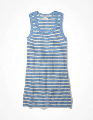 AE Striped Sweater Tank Dress