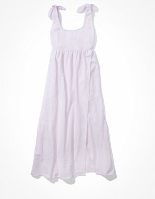 Женские платья American Eagle AE Tie Sleeve Slit Midi Dress — фото 3