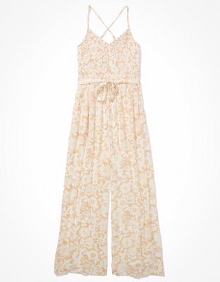 American Eagle AE Floral Smocked Jumpsuit — фото 3