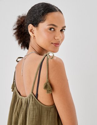 AE Tie-Strap Swing Dress