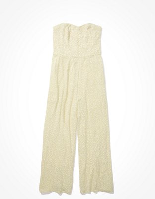 AE Jumpsuit floral con corsé