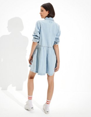 american eagle denim babydoll dress