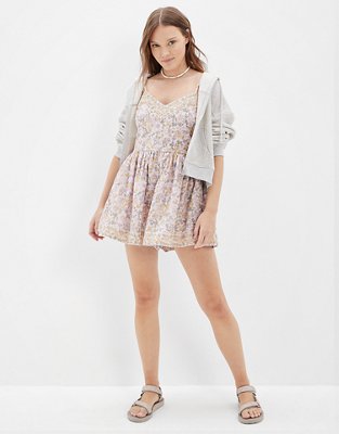 American Eagle AE Floral Print Mix Romper — фото 4
