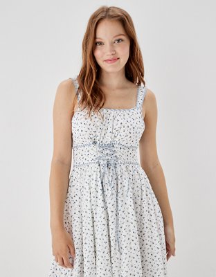 Женские платья American Eagle AE Corset Midi Dress — фото 4