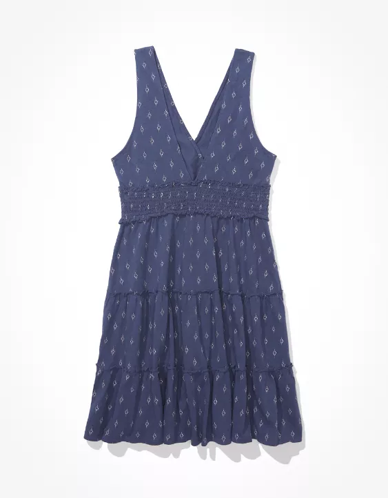 AE V-Neck Knit Mini Dress