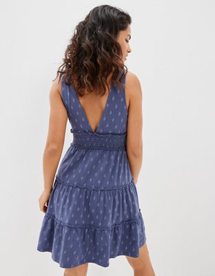 Женские платья American Eagle AE V-Neck Knit Mini Dress — фото 2
