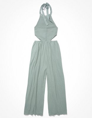 AE Smocked Cut-Out Jumpsuit
