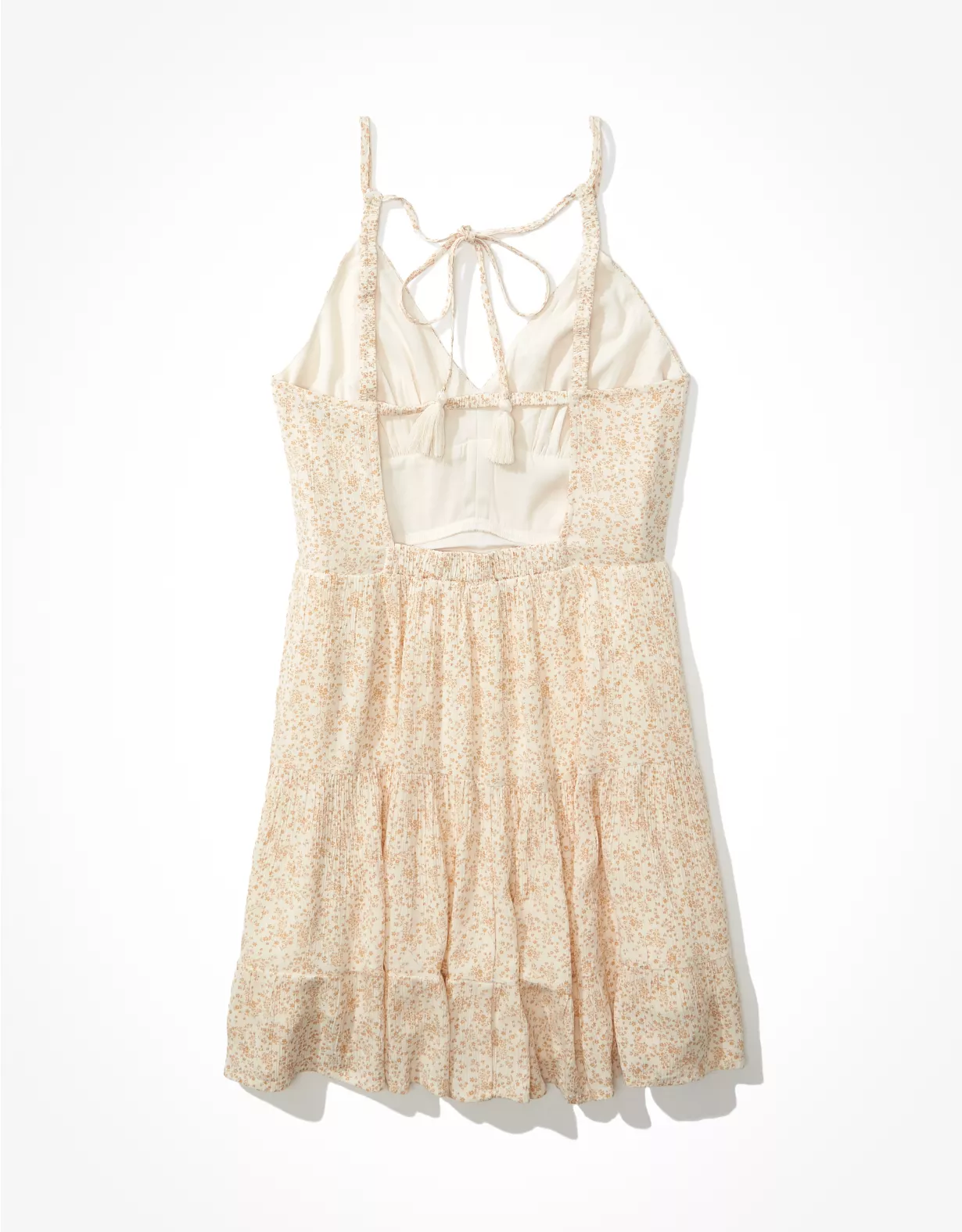 AE Floral Strappy Babydoll Mini Dress