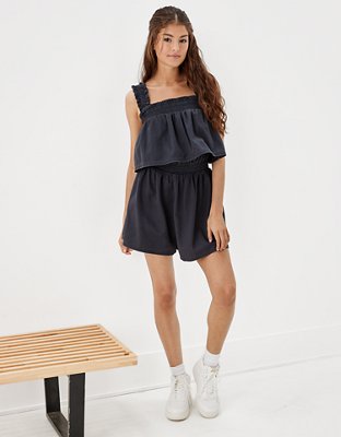 American Eagle AE Smocked Overlay Romper — фото 4
