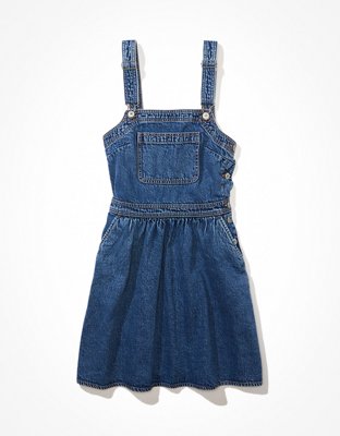 AE Denim Overall Mini Dress