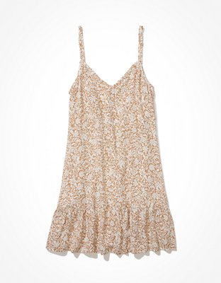 AE Vestido corto babydoll floral