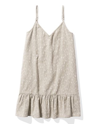 AE Vestido corto con cintura caída