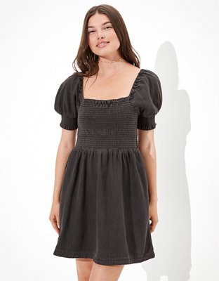 Женские платья American Eagle AE Picnic Pretty Puff-Sleeve Dress