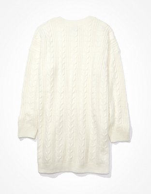 AE Cable Knit Sweater Mini Dress | American Eagle