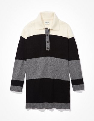 Женские платья American Eagle AE Striped Polo Sweater Dress — фото 3