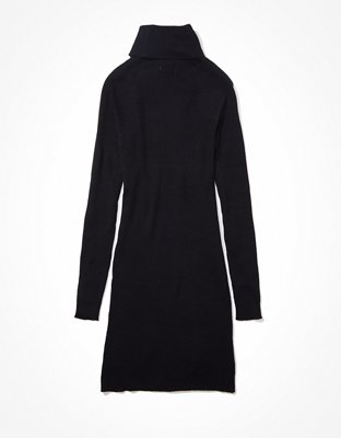 AE Turtleneck Long-Sleeve Mini Dress