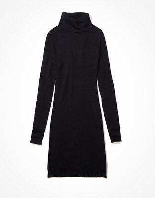 AE Turtleneck Long-Sleeve Mini Dress
