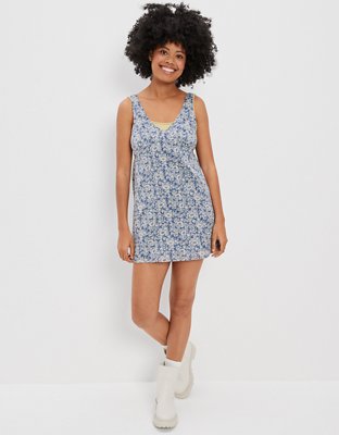 AE Floral Babydoll Mini Dress