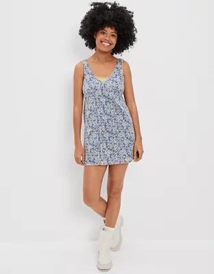 AE Floral Babydoll Mini Dress