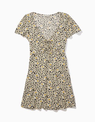Женские платья American Eagle AE Floral Cinched Front Mini Dress — фото 3