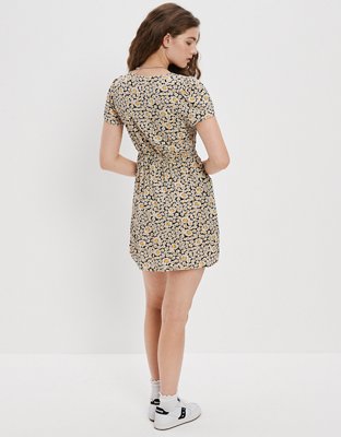 Женские платья American Eagle AE Floral Cinched Front Mini Dress — фото 2