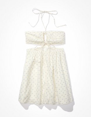 AE Ruched Halter Mini Dress