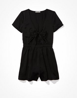 AE Tie-Front Romper