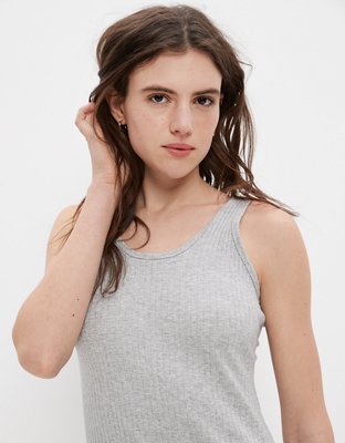 AE Ribbed Knit Midi Dress