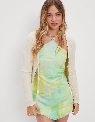AE Silky Halter Mini Dress