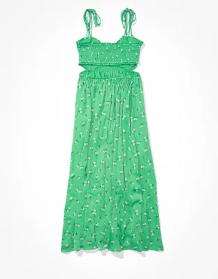 AE Silky Ruched Midi Dress